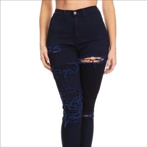 Fashion Nova Destroyed Jeans